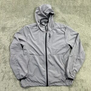 Mack Russo, Windbreaker Jacket, Mens large, reflective strips on sleeves,‎ NWOT